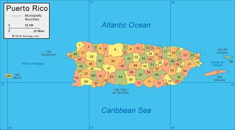 map of puerto rico with cities|Map Of Puerto Rico: discover the Caribbean Island.